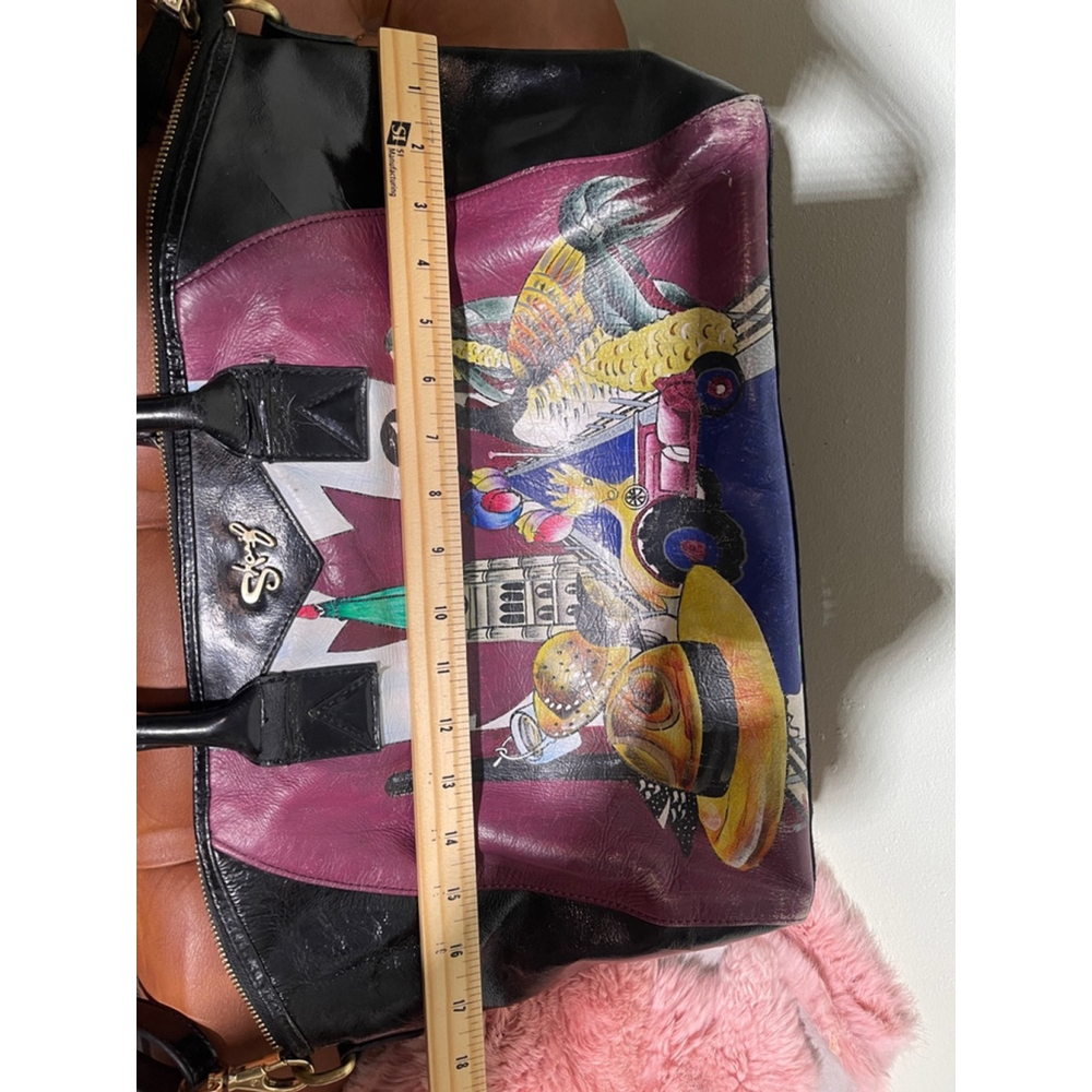 Women's Artistic Hand Painted Expressions by Sharif Tote Bag - Picture 7 of 15